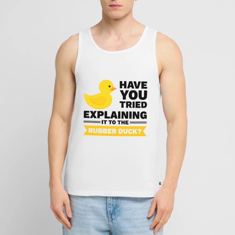Programmierer Gummiente Debug Männer Premium Bio Tank Top