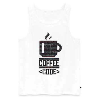 Fachinformatiker - Männer Premium Bio Tank Top - Weiß - Vorne - AI Model Male 178 light (178cm)