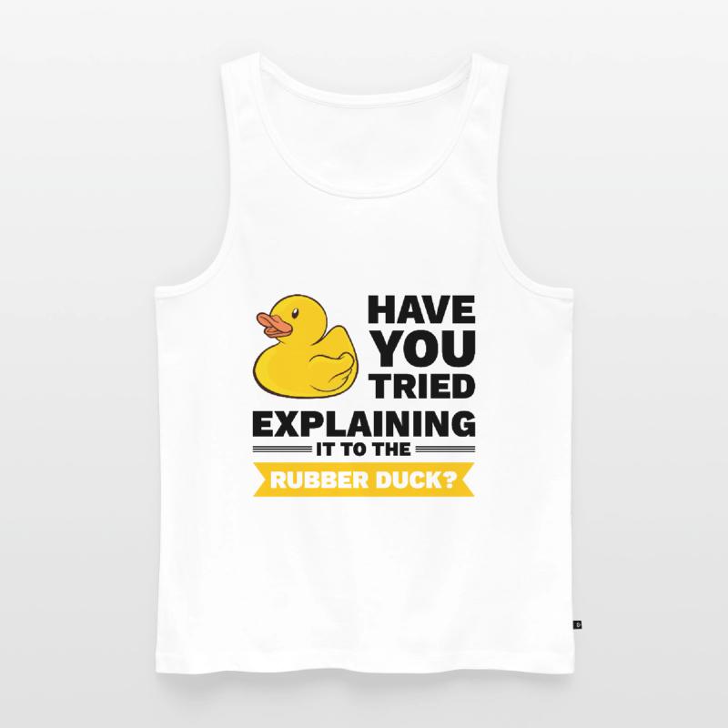 Programmierer Gummiente Debug Männer Premium Bio Tank Top