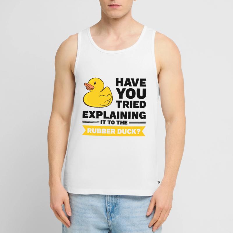 Programmierer Gummiente Debug Männer Premium Bio Tank Top