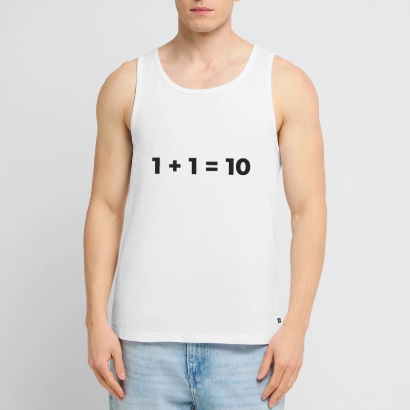 Programmer Binary Men's Premium Organic Tank Top