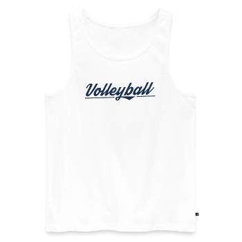 Volley-ball - Débardeur bio Premium Homme - blanc - Devant - Michal (187cm)