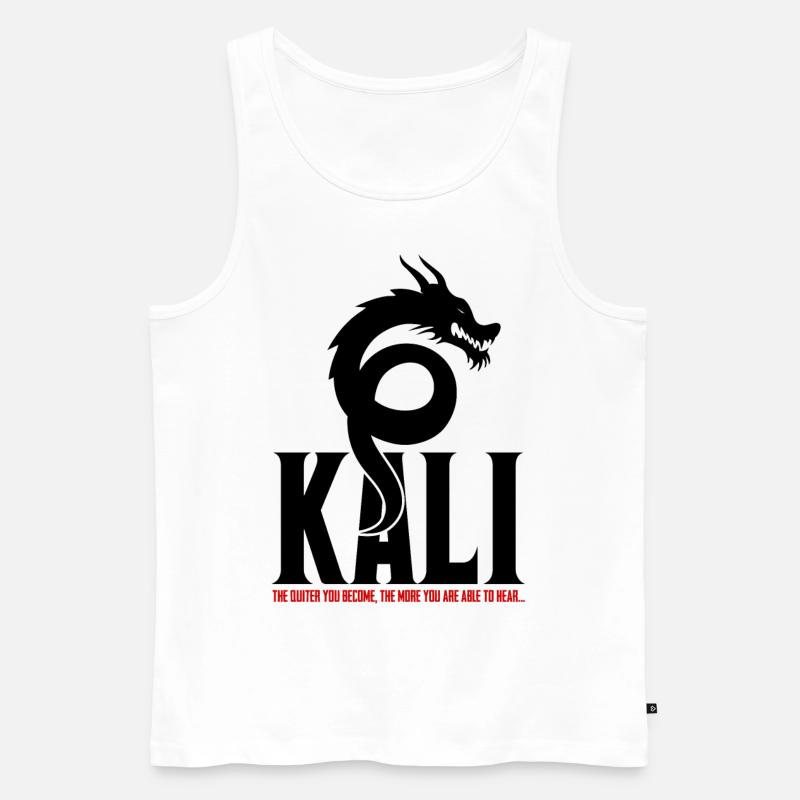 Kali Linux Offensive Security Pentest - Men's Premium Organic Tank Top - white
