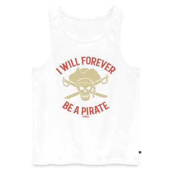 Pirate Seafarer Adventure Treasure Hunt - Men's Premium Organic Tank Top - white - Front - Michal (187cm)