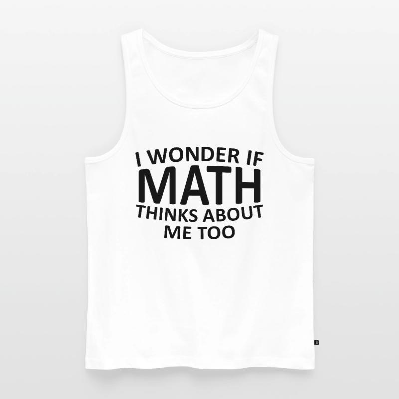 Math math math teacher mathematician gift Men's Premium Organic Tank Top