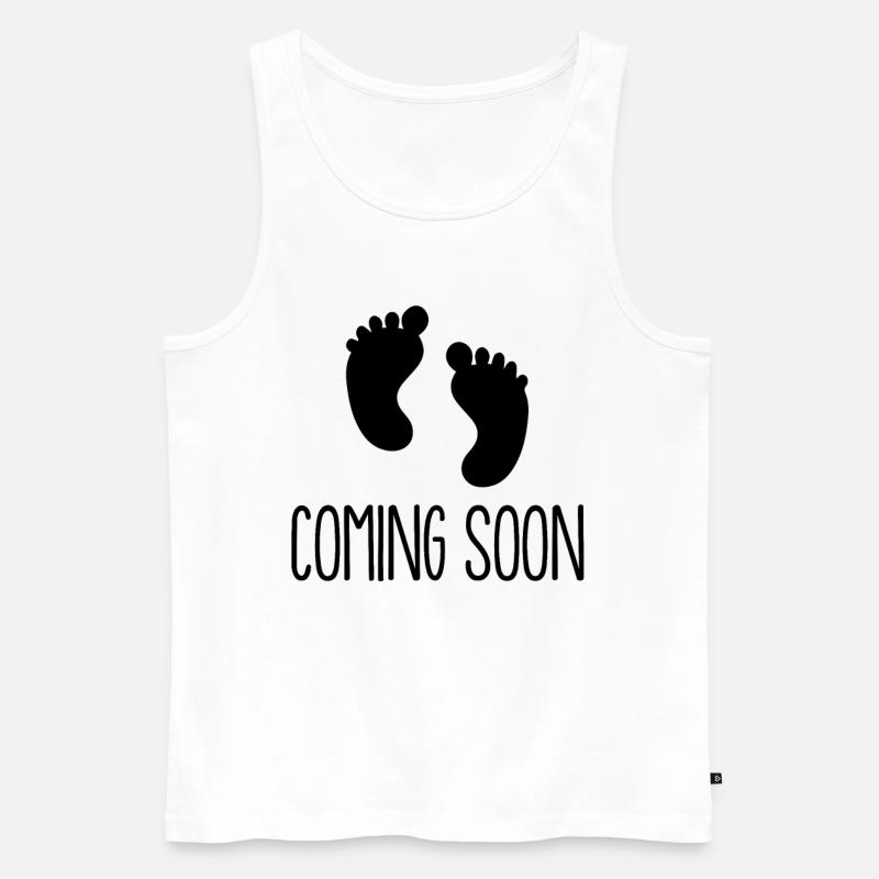 Demnächst - Männer Premium Bio Tank Top - Weiß