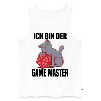 Pen and Paper Fantasy Rollenspiel Brettspiel - Männer Premium Bio Tank Top - Weiß - Vorne - Michal (187cm)