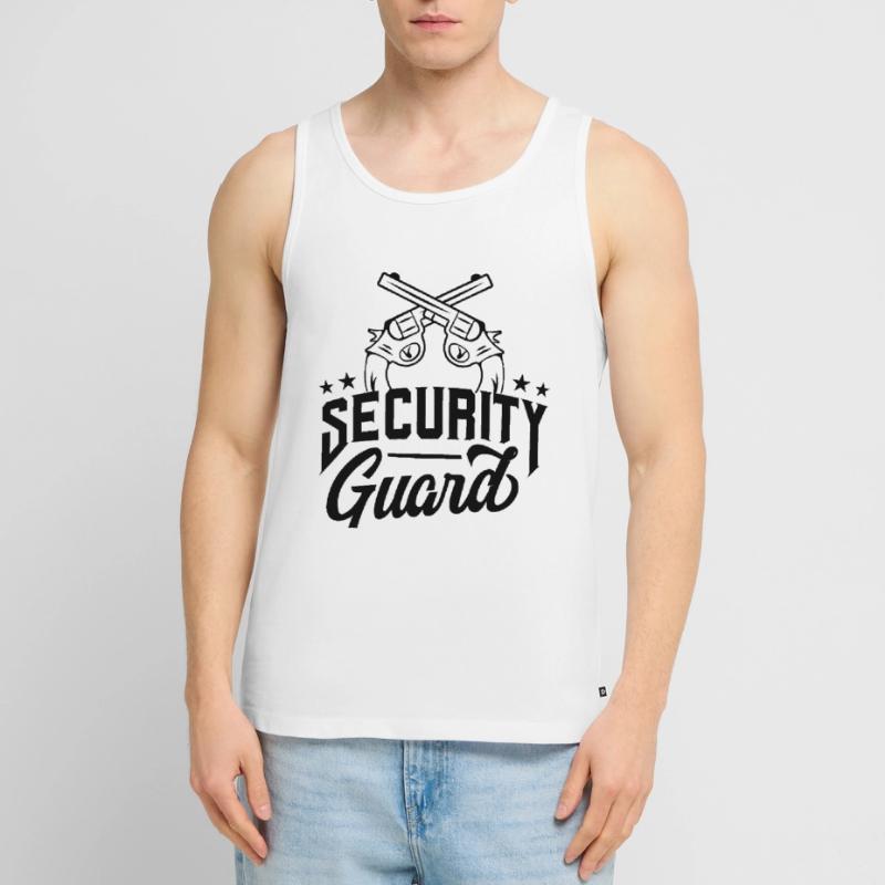 Security Officer Security Security Security Guard Men's Premium Organic Tank Top