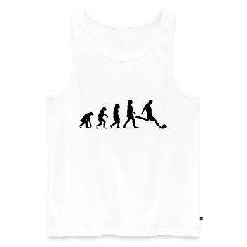 Footballer Evolution Football Football Player - Men's Premium Organic Tank Top - white - Front - AI Model Male 178 light (178cm)