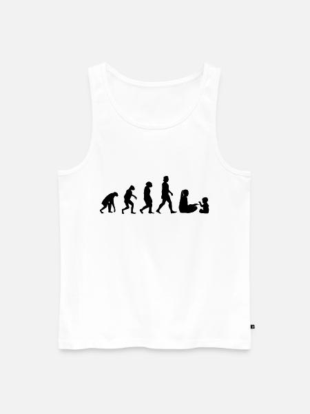 Kindergärtnerin Evolution Erzieherin Kindergarten - Männer Premium Bio Tank Top - Weiß