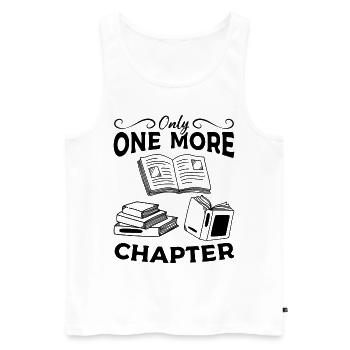 Il ne reste plus qu’un chapitre de Book Lover Bookworm Book - Débardeur bio Premium Homme - blanc - Devant - Michal (187cm)