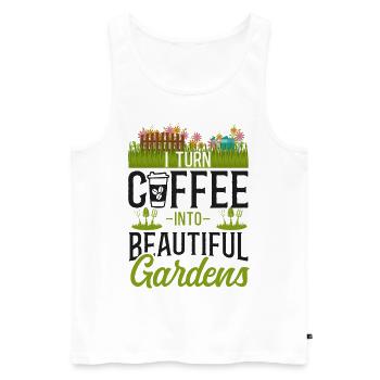 Landscaper Landscaping Landscape - Men's Premium Organic Tank Top - white - Front - Michal (187cm)