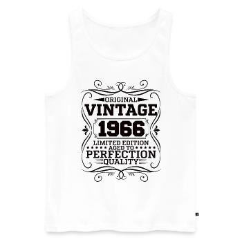Vintage 1966 Édition Limitée Originale - Débardeur bio Premium Homme - blanc - Devant - Michal (187cm)