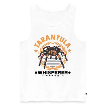 Tarantelflüsterer Tarantula Whisperer - Débardeur bio Premium Homme - blanc - Devant - Michal (187cm)
