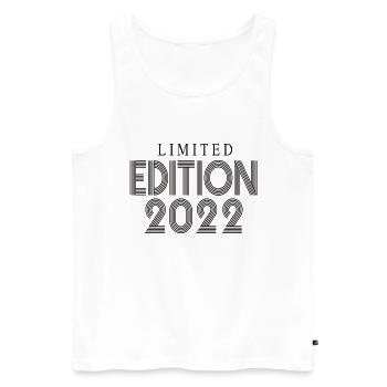 Édition limitée 2022 - Débardeur bio Premium Homme - blanc - Devant - Michal (187cm)