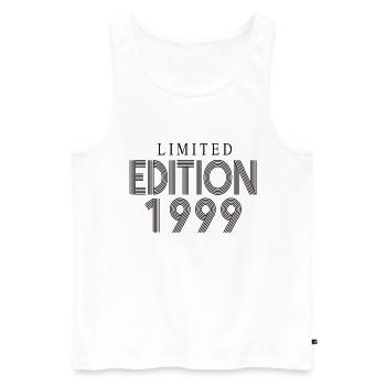 Limited Edition 1999 - Männer Premium Bio Tank Top - Weiß - Vorne - Michal (187cm)