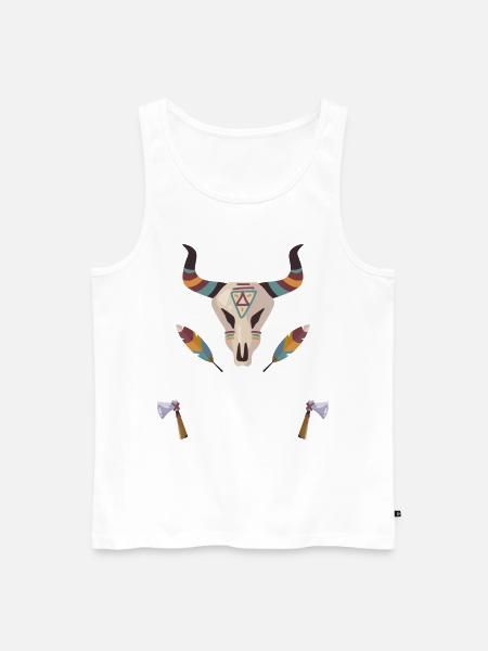 Het is een geweldige dag voor indianen inheemse mensen - Mannen Premium Bio Tanktop - wit