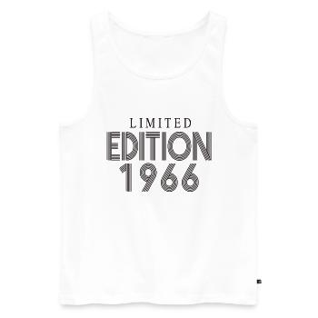 Limited Edition 1966 - Männer Premium Bio Tank Top - Weiß - Vorne - AI Model Male 178 light (178cm)