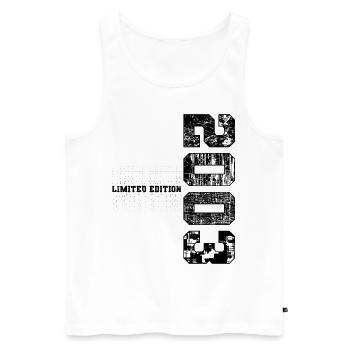 Limited Edition 2003 Year of birth 2003 Birthday - Men's Premium Organic Tank Top - white - Front - Michal (187cm)