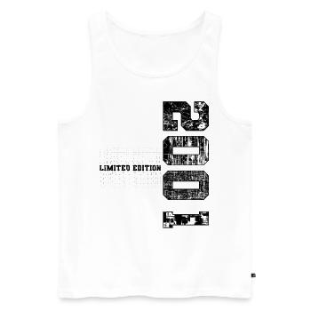 Limited Edition 2001 Year of birth 2001 Birthday - Men's Premium Organic Tank Top - white - Front - AI Model Male 178 light (178cm)