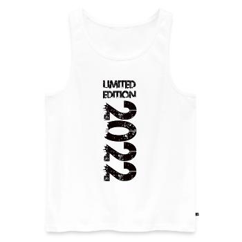 Édition limitée 2022 - Débardeur bio Premium Homme - blanc - Devant - Michal (187cm)