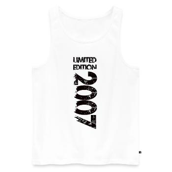 Limited Edition 2007 - Männer Premium Bio Tank Top - Weiß - Vorne - Michal (187cm)