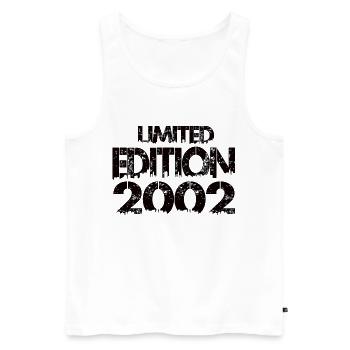 Édition limitée 2002 - Débardeur bio Premium Homme - blanc - Devant - Michal (187cm)