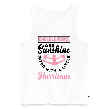 Cheerleaders Are Sunshine Mixed With A Little Hurr - Männer Premium Bio Tank Top - Weiß - Vorne - Michal (187cm)