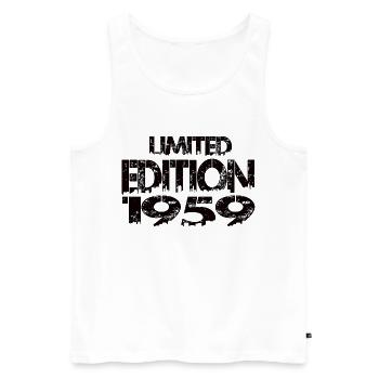 Édition limitée 1959 - Débardeur bio Premium Homme - blanc - Devant - Michal (187cm)
