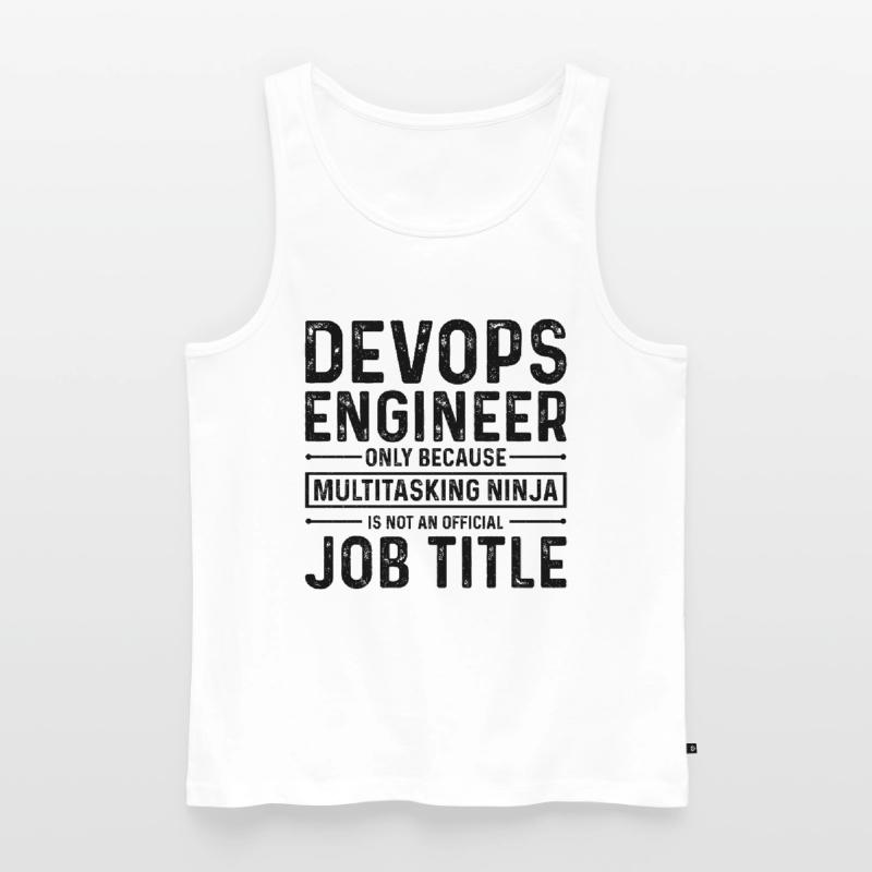 Sys-Admin Developer Devops Engineer Men's Premium Organic Tank Top
