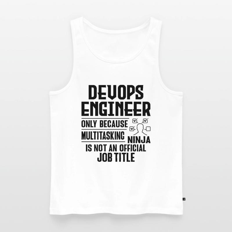 Sys-Admin Developer Devops Engineer Men's Premium Organic Tank Top
