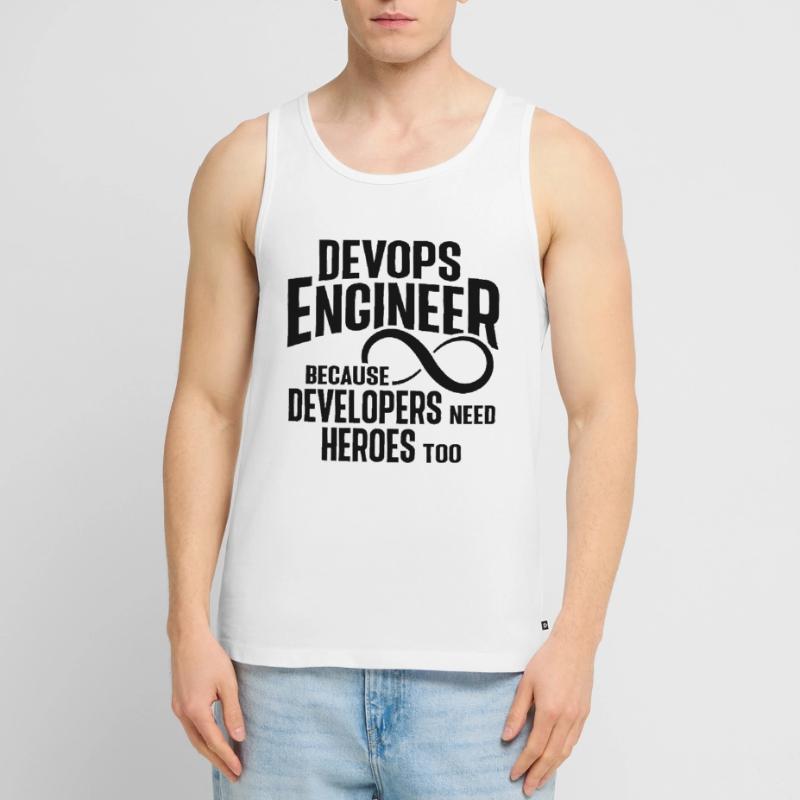 Sys-Admin Developer Devops Engineer Men's Premium Organic Tank Top