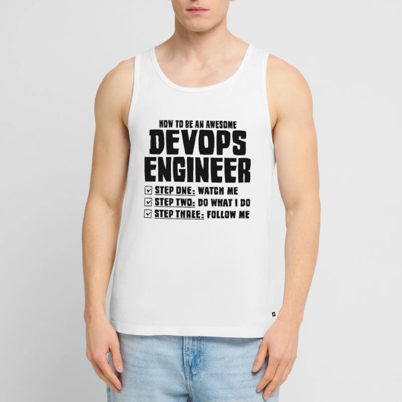Devops Sys-Admin Developer Men's Premium Organic Tank Top