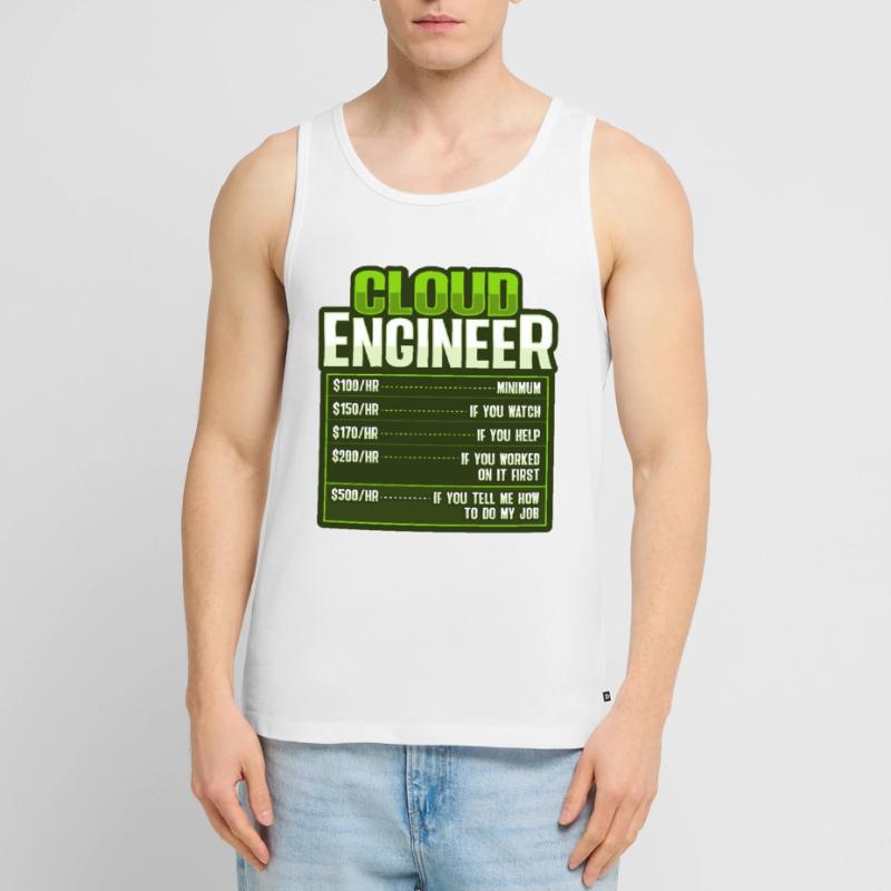 Cloud Administrator Cloud Devops Men's Premium Organic Tank Top