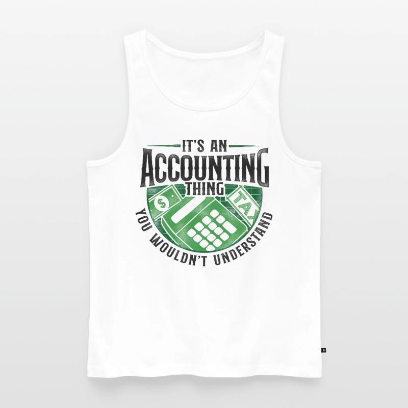 Comptable Comptable Comptable Comptabilité Débardeur bio Premium Homme