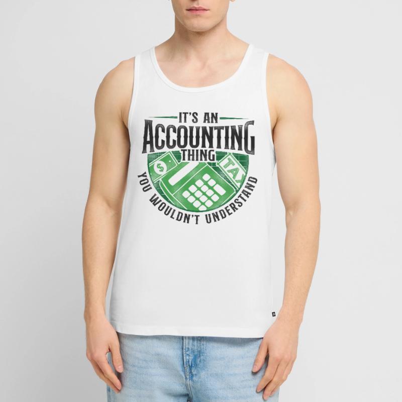 Comptable Comptable Comptable Comptabilité Débardeur bio Premium Homme