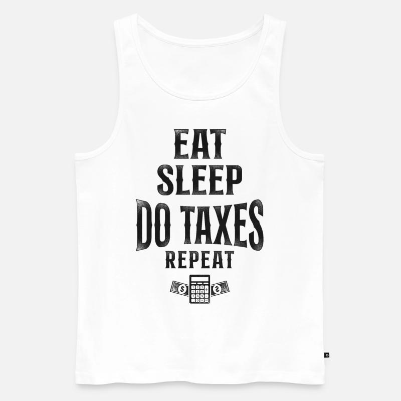 Comptable Comptable Comptable Comptabilité - Débardeur bio Premium Homme - blanc