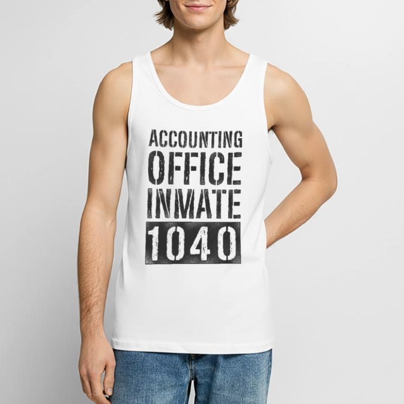 Comptable Comptable Comptable Comptabilité Débardeur bio Premium Homme