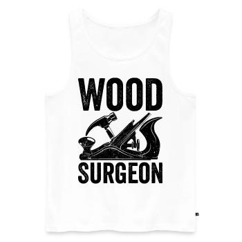 Soil Surgeon Landwirt Landwirtschaft - Männer Premium Bio Tank Top - Weiß - Vorne - Michal (187cm)