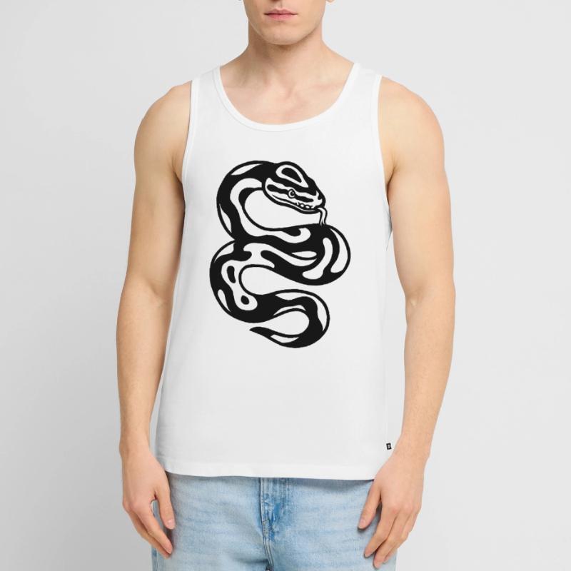 Serpent python puffer Débardeur bio Premium Homme
