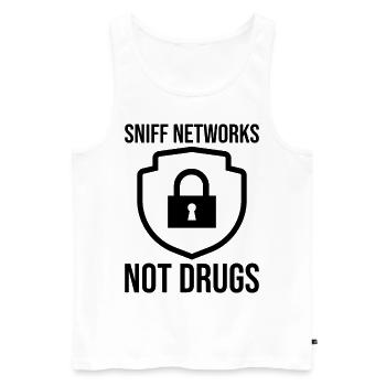 Cybersecurity Computer Security Cybersecurity - Men's Premium Organic Tank Top - white - Front - Michal (187cm)