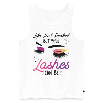 Esthetician Skincare Beautician - Men's Premium Organic Tank Top - white - Front - Michal (187cm)
