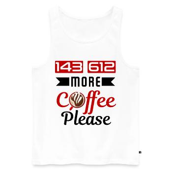 Medizinischer Kodierer Beruf Medizinische - Männer Premium Bio Tank Top - Weiß - Vorne - AI Model Male 178 light (178cm)