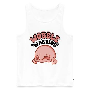 Meeresbiologe Tiefseefisch Blobfisch Ozean - Männer Premium Bio Tank Top - Weiß - Vorne - AI Model Male 178 light (178cm)