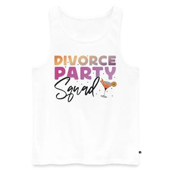 Happy Divorce Party Divorce Party - Men's Premium Organic Tank Top - white - Front - Michal (187cm)
