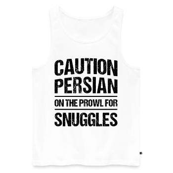 Persian Cat Cat Lover Cat Owner Persian Longhair C - Men's Premium Organic Tank Top - white - Front - AI Model Male 178 light (178cm)
