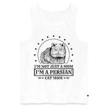 Chat persan Chat Amoureux Propriétaire de chat Persan Longhair C - Débardeur bio Premium Homme - blanc - Devant - Michal (187cm)