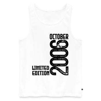 October 2006 Birthday Gift. October 2006. - Men's Premium Organic Tank Top - white - Front - Michal (187cm)