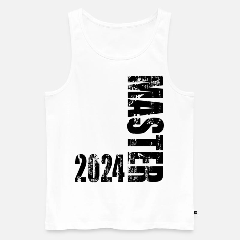 Master 2024 - Männer Premium Bio Tank Top - Weiß