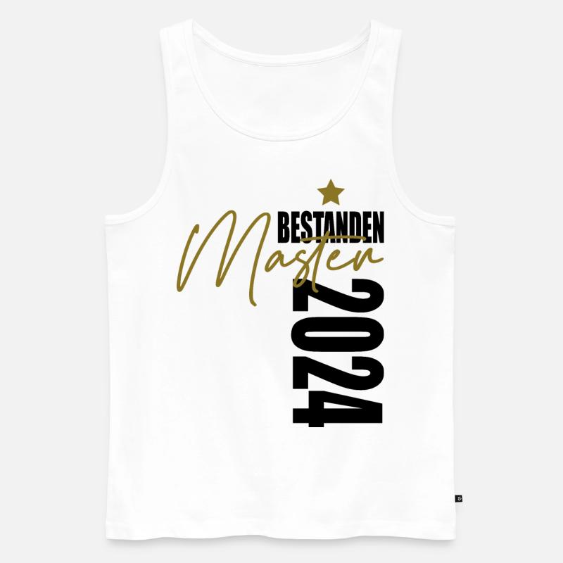 Master 2024 - Männer Premium Bio Tank Top - Weiß